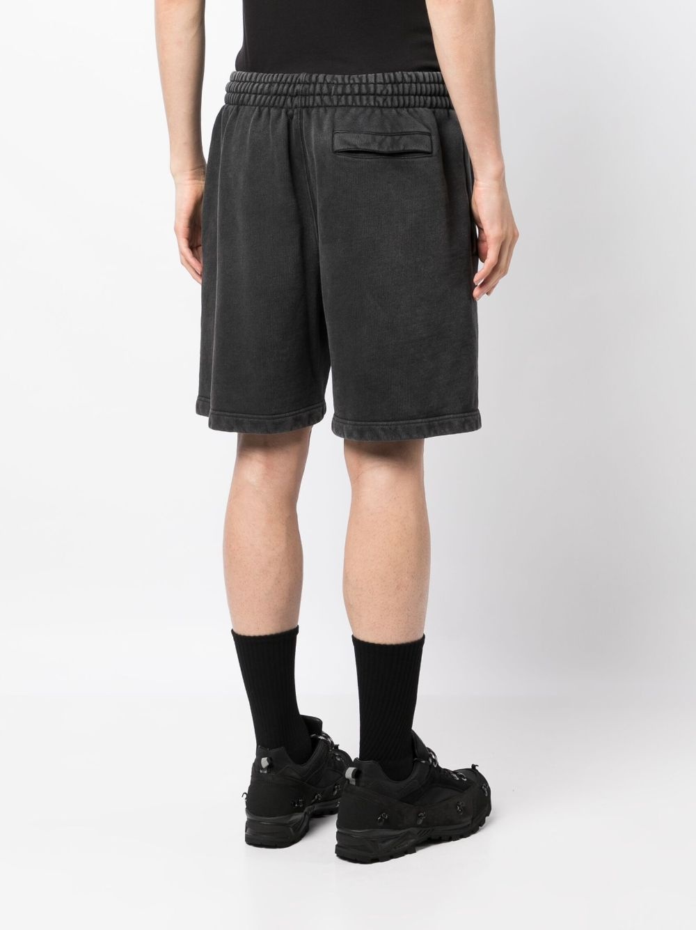 Community logo-print track shorts - 4