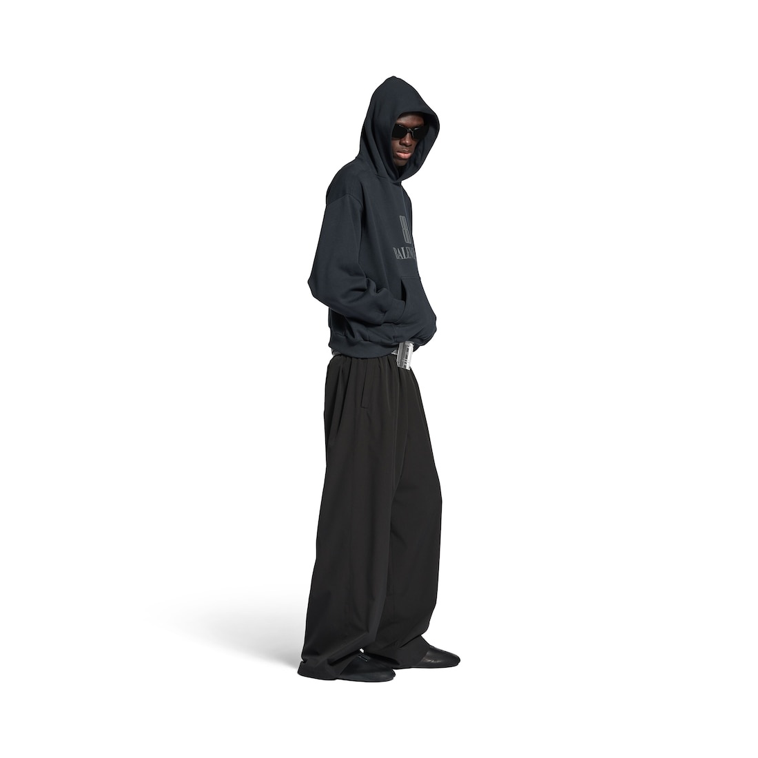Men's Nano Bb Hoodie Medium Fit in Black Faded - 3