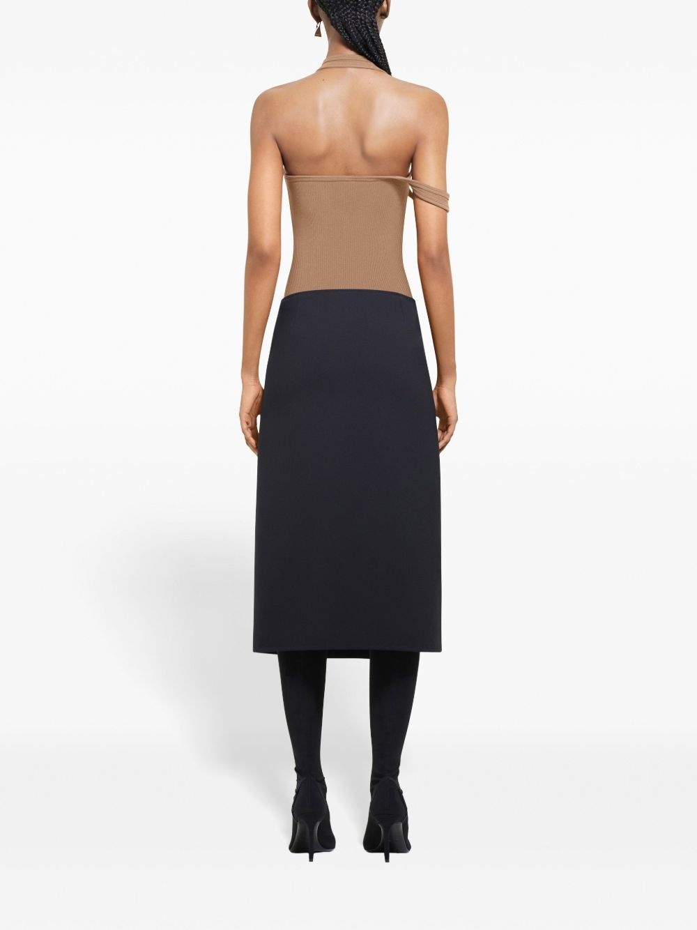 90's asymetric ribbed tank top - 3