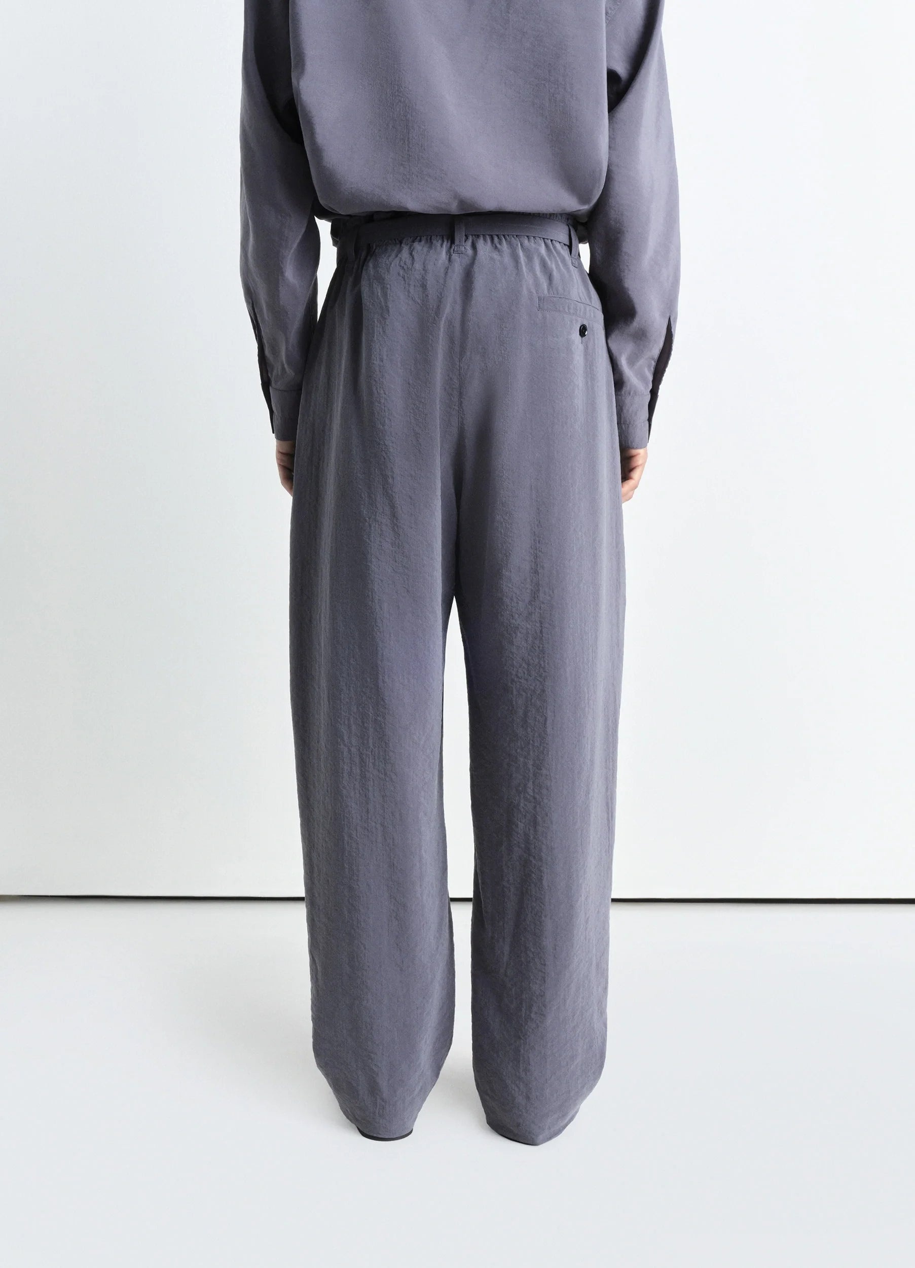 Lemaire BELTED RELAXED PANTS | REVERSIBLE
