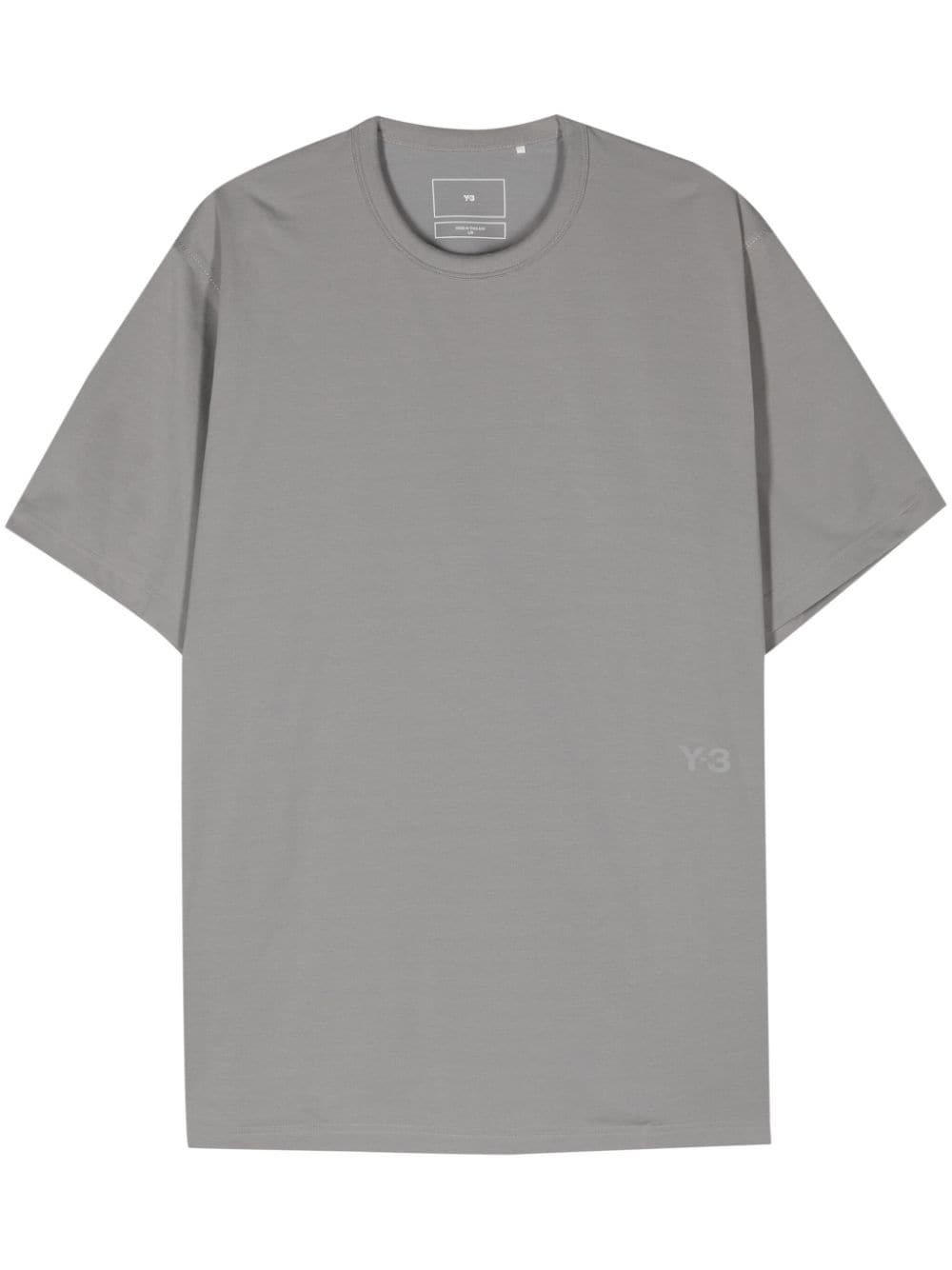 logo-print cotton-blend T-shirt - 1