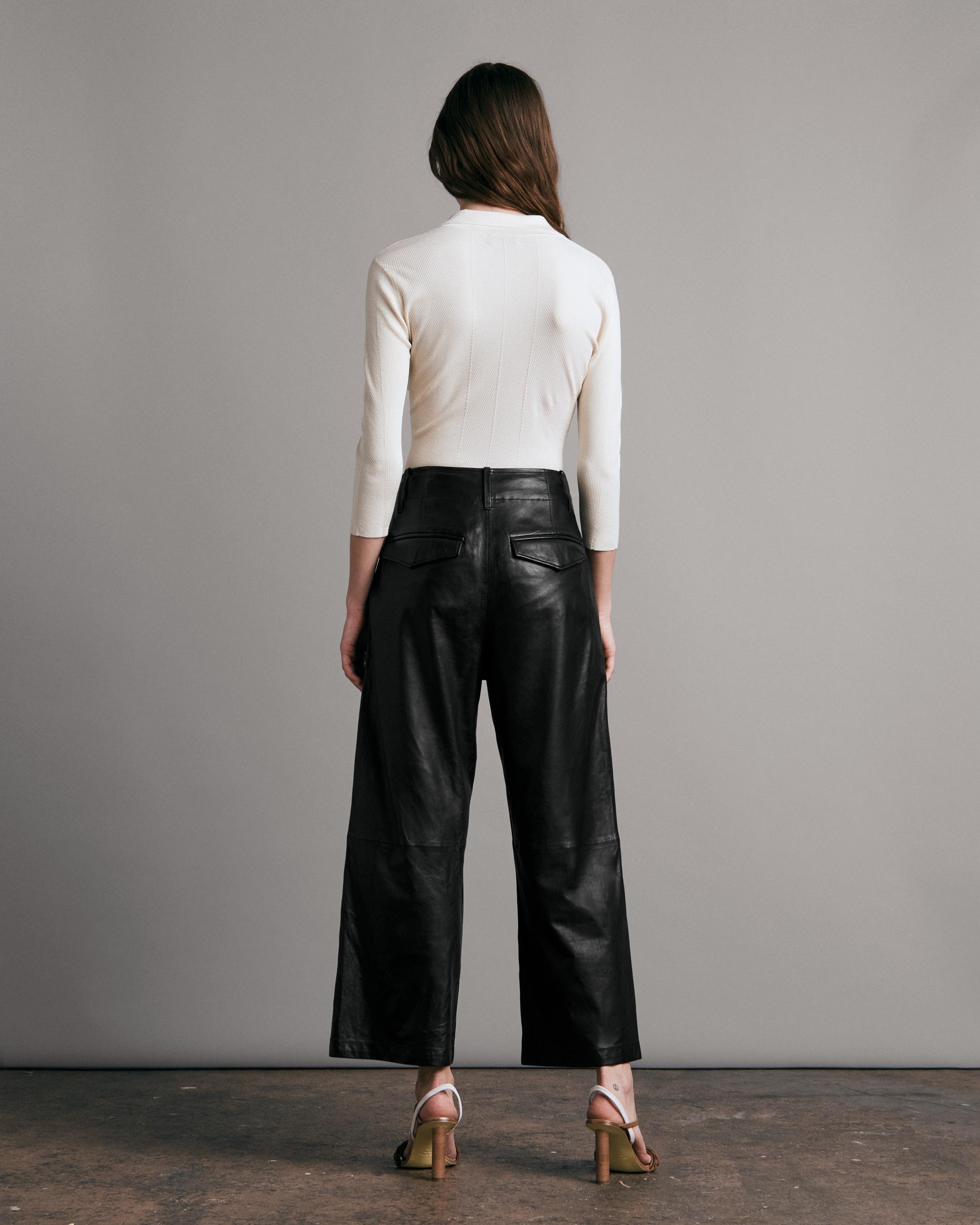 Dylan Leather Pant
Classic Fit Cropped Pant - 5