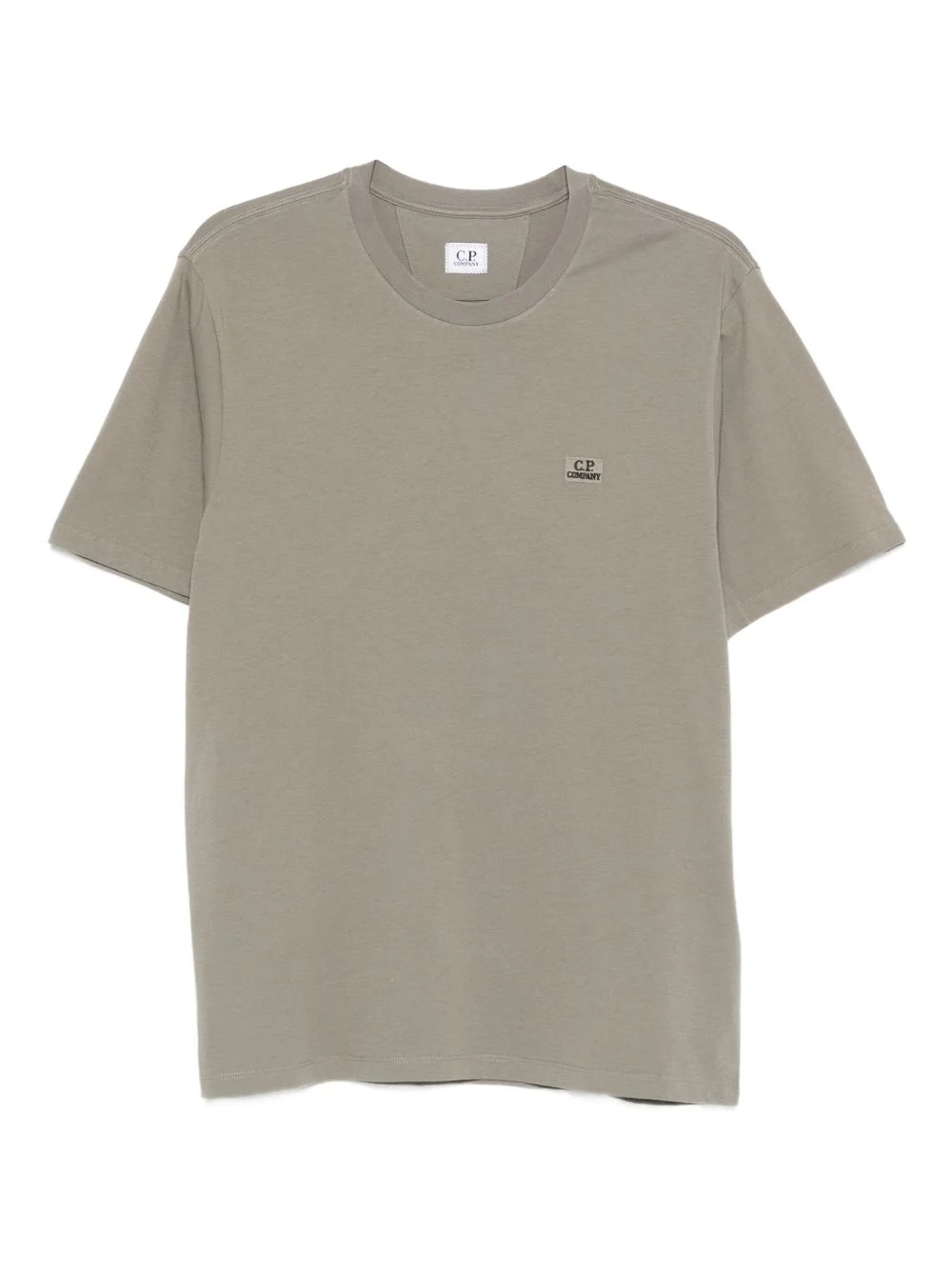 logo-patch cotton T-shirt - 1