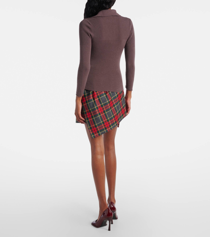 Marina cotton and cashmere polo sweater 3