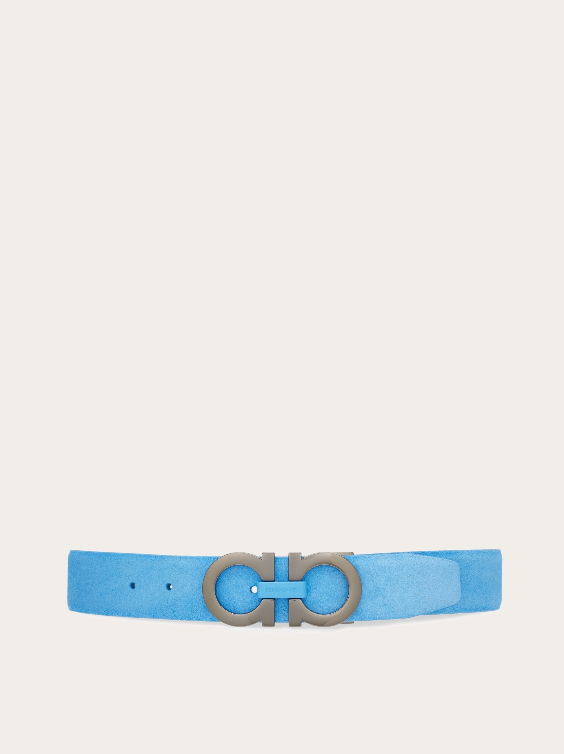 Reversible and adjustable Gancini belt - 1