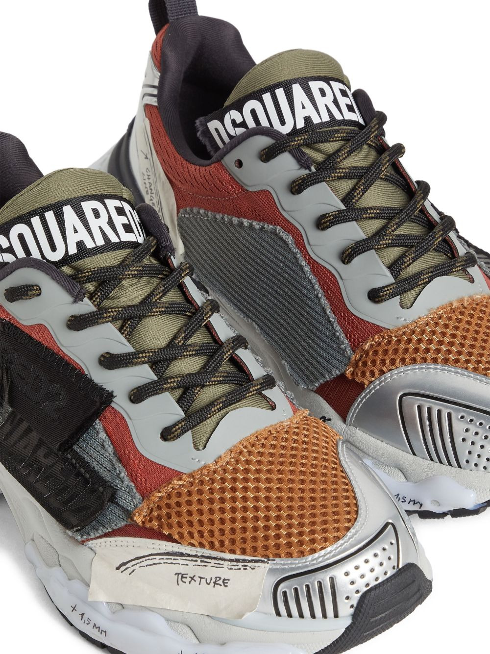 lace-up sneakers - 4