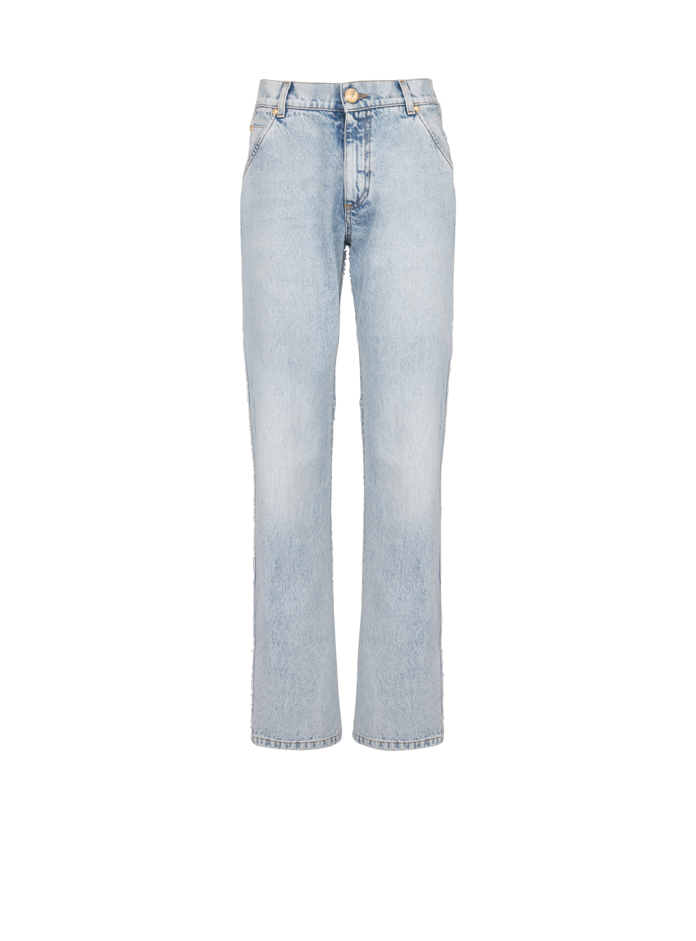 Cotton wide-leg jeans - 1