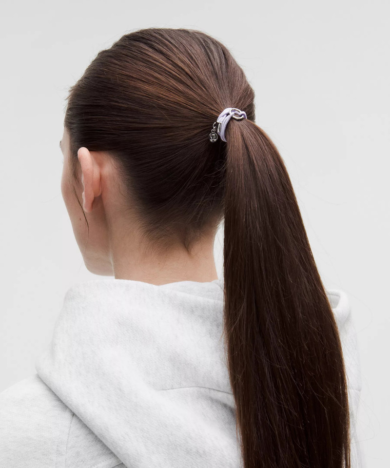 lululemon Logo Charm Hair Ties *3 Pack outlook