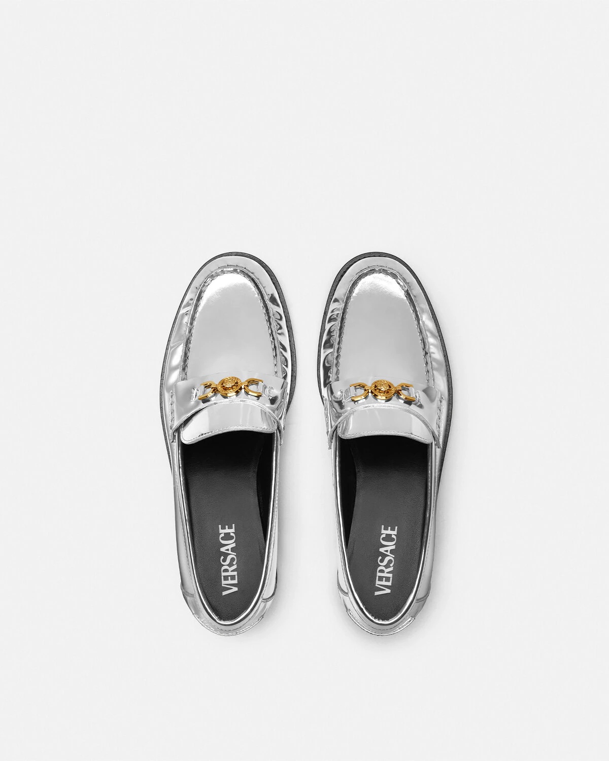Medusa '95 Metallic Loafers - 4