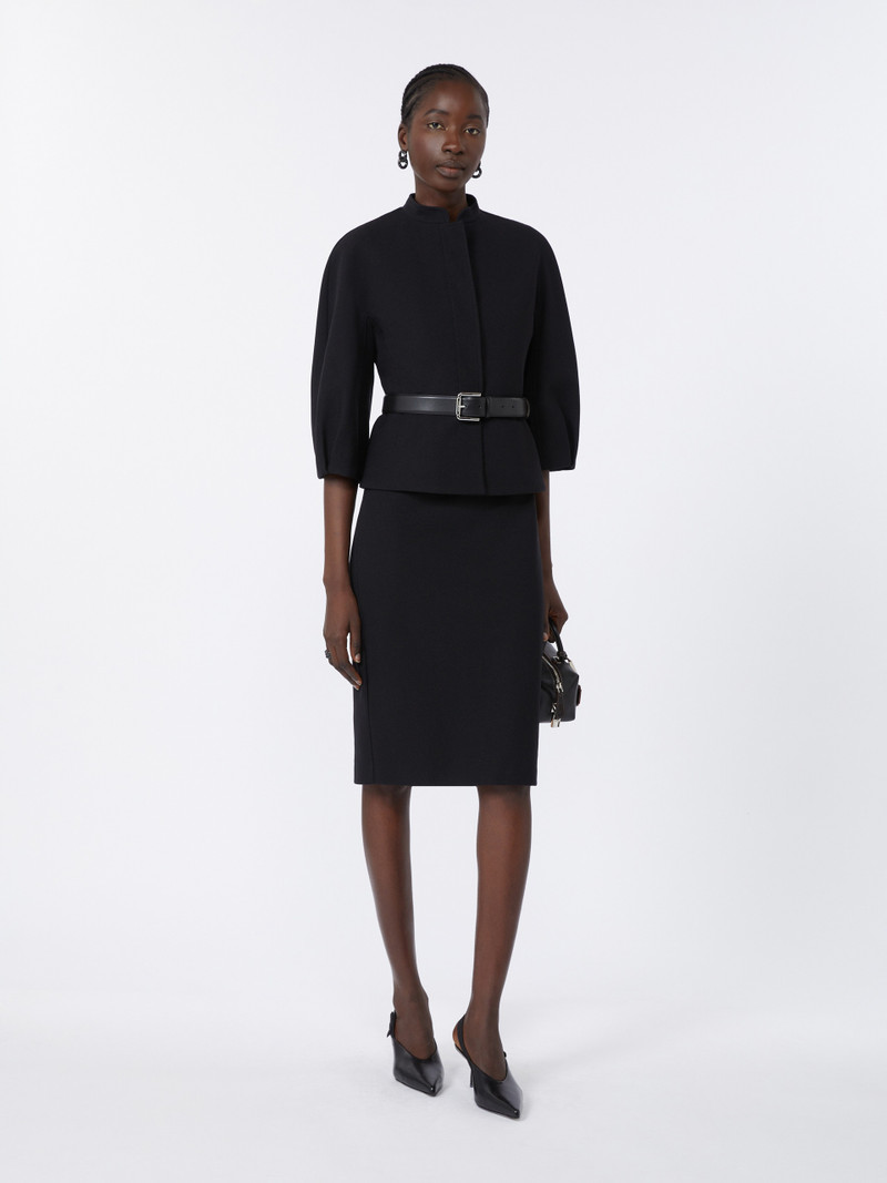 Max Mara COSMOS Technical-jersey sheath dress outlook