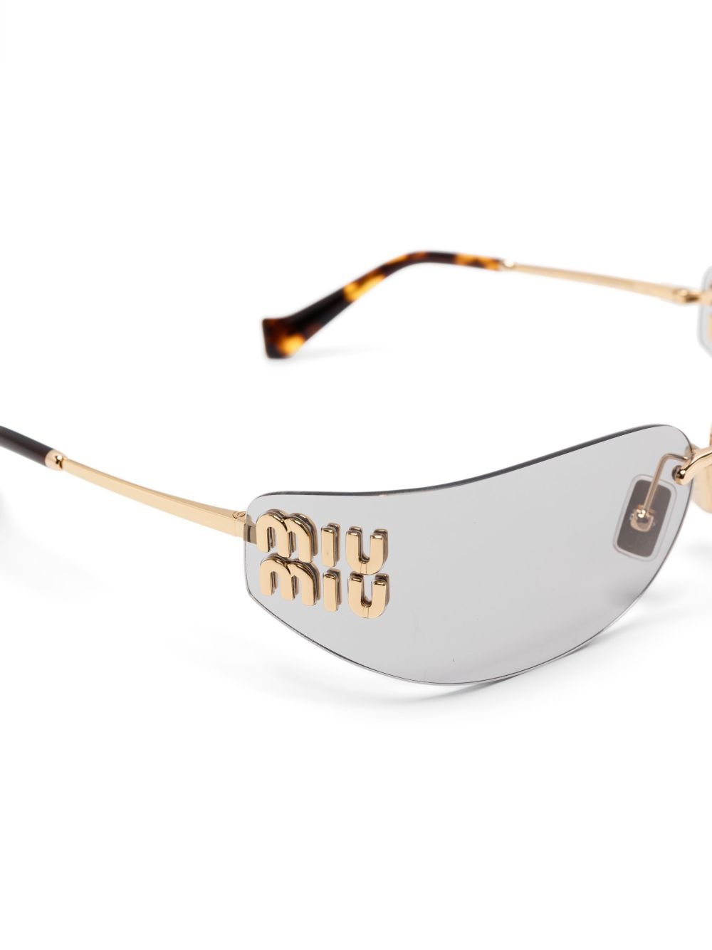 logo-plaque sunglasses - 3