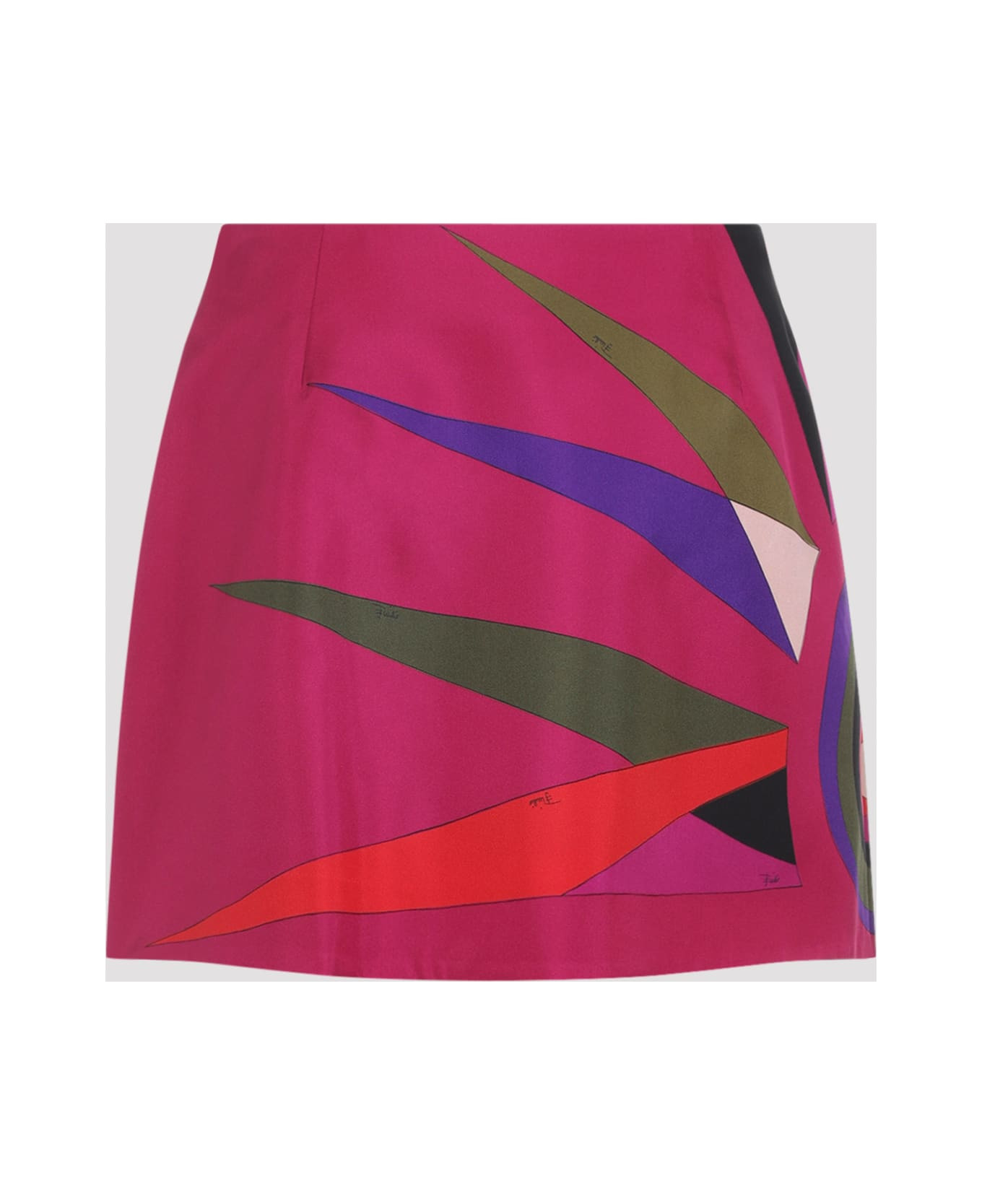 Acetate Mini Skirt - 4