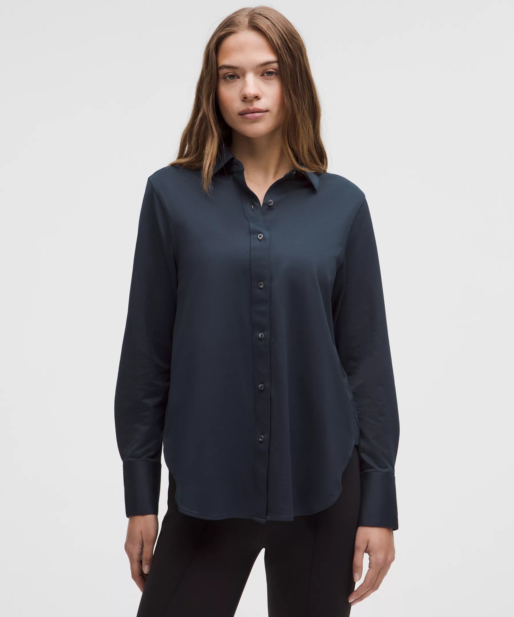 Knit Relaxed-Fit Overshirt - 1