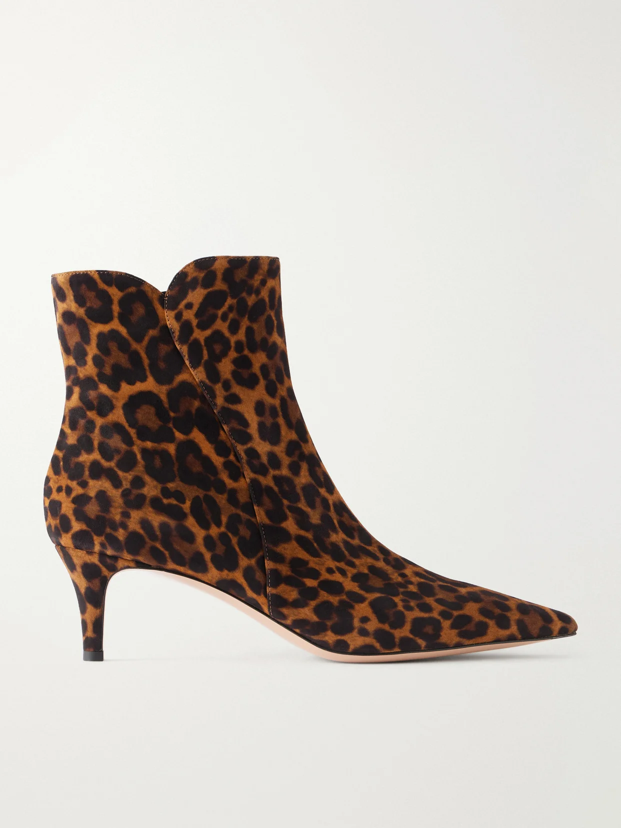 Levy 55 Leopard-print Suede Ankle Boots - 1