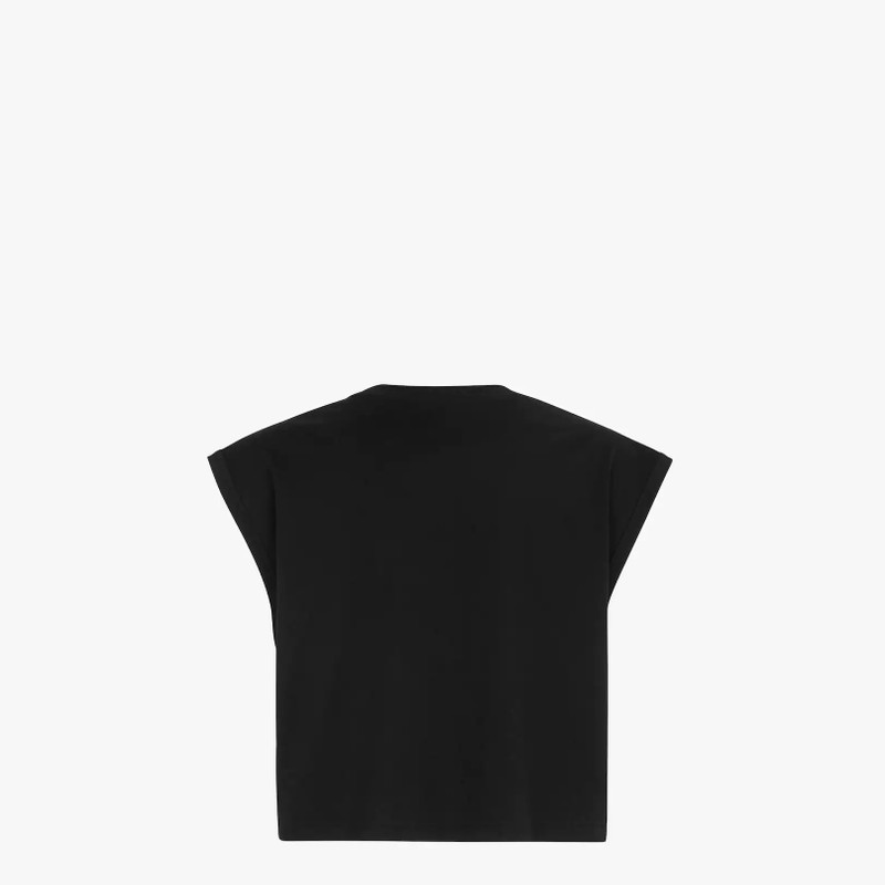 FENDI Black cotton T-shirt outlook