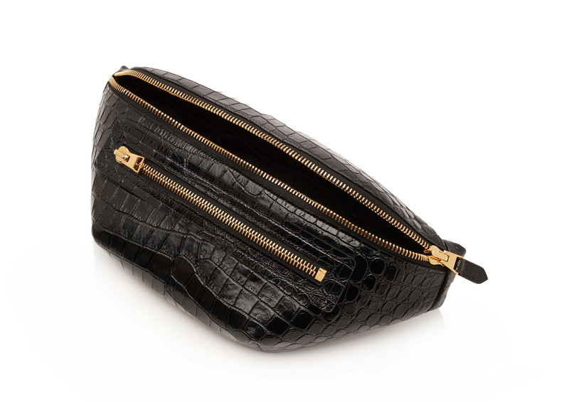 PRINTED ALLIGATOR BUCKLEY BELT BAG 4