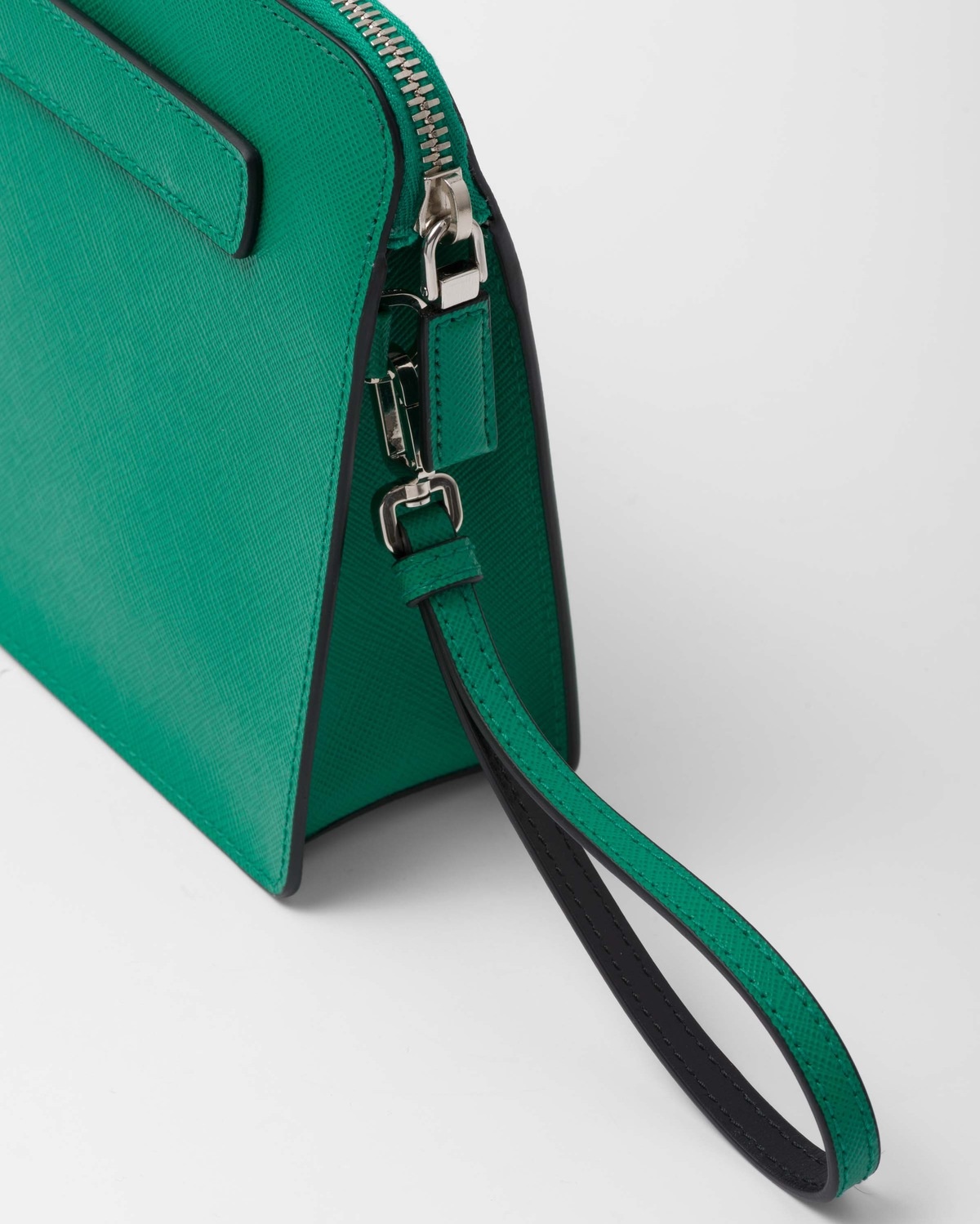 Saffiano leather pouch - 6