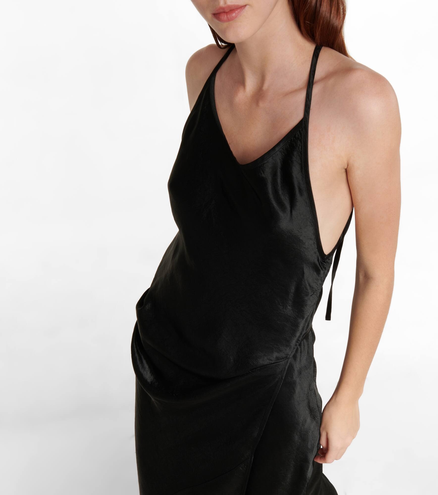 Satin maxi dress - 4