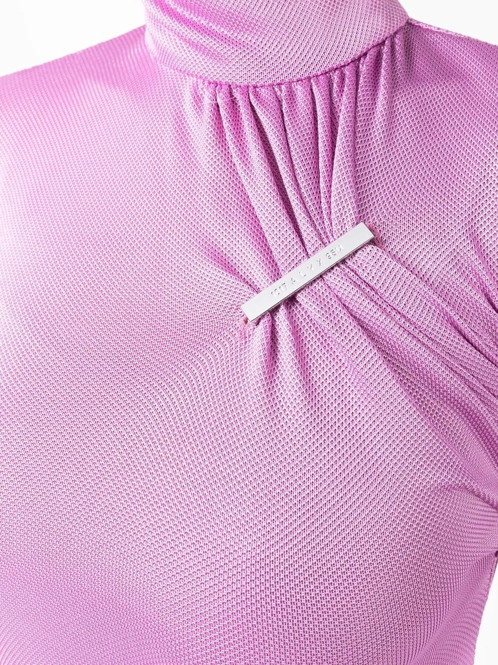 gathered clip-design top - 5