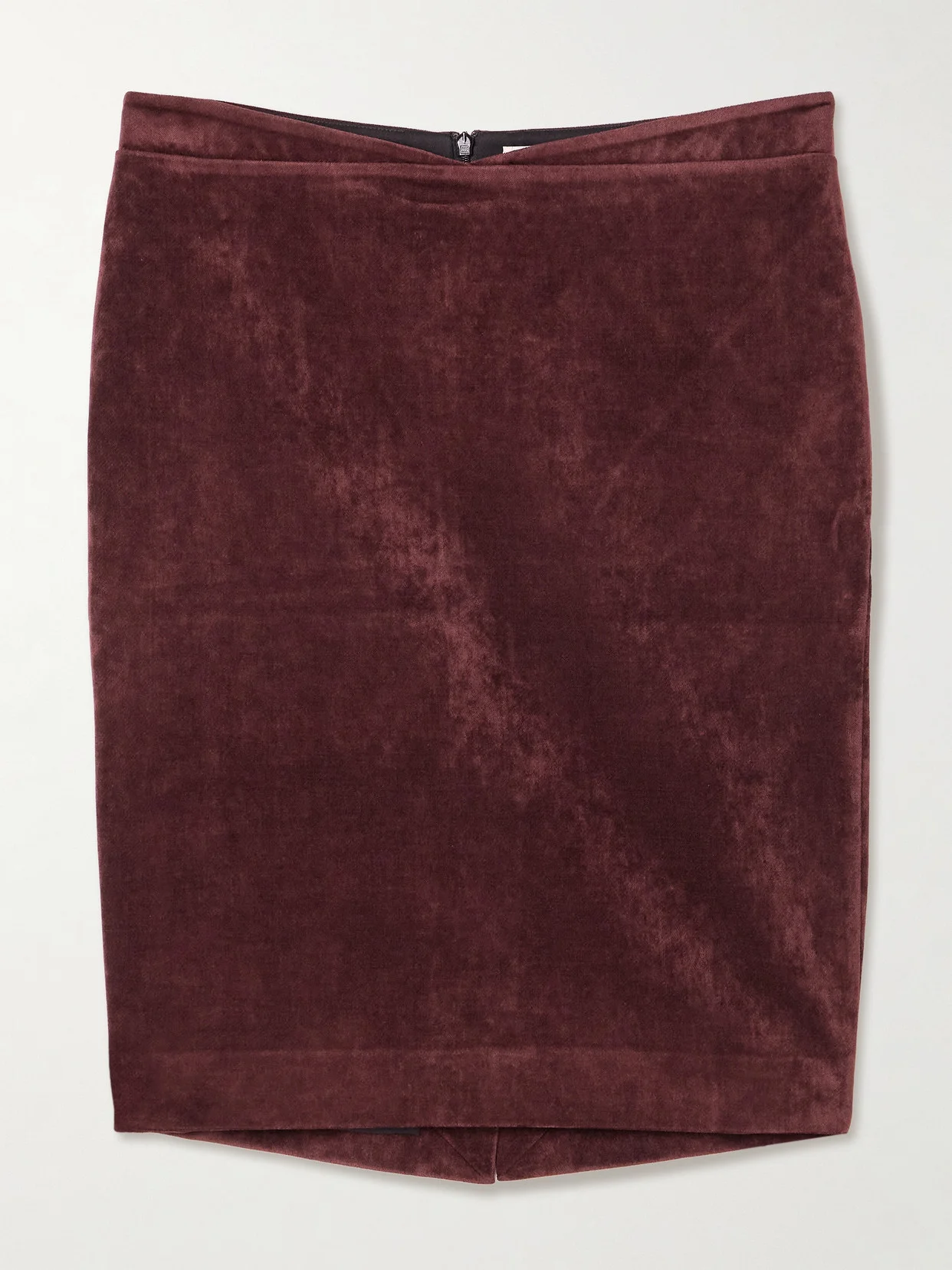 Crushed-velvet Mini Skirt - 1