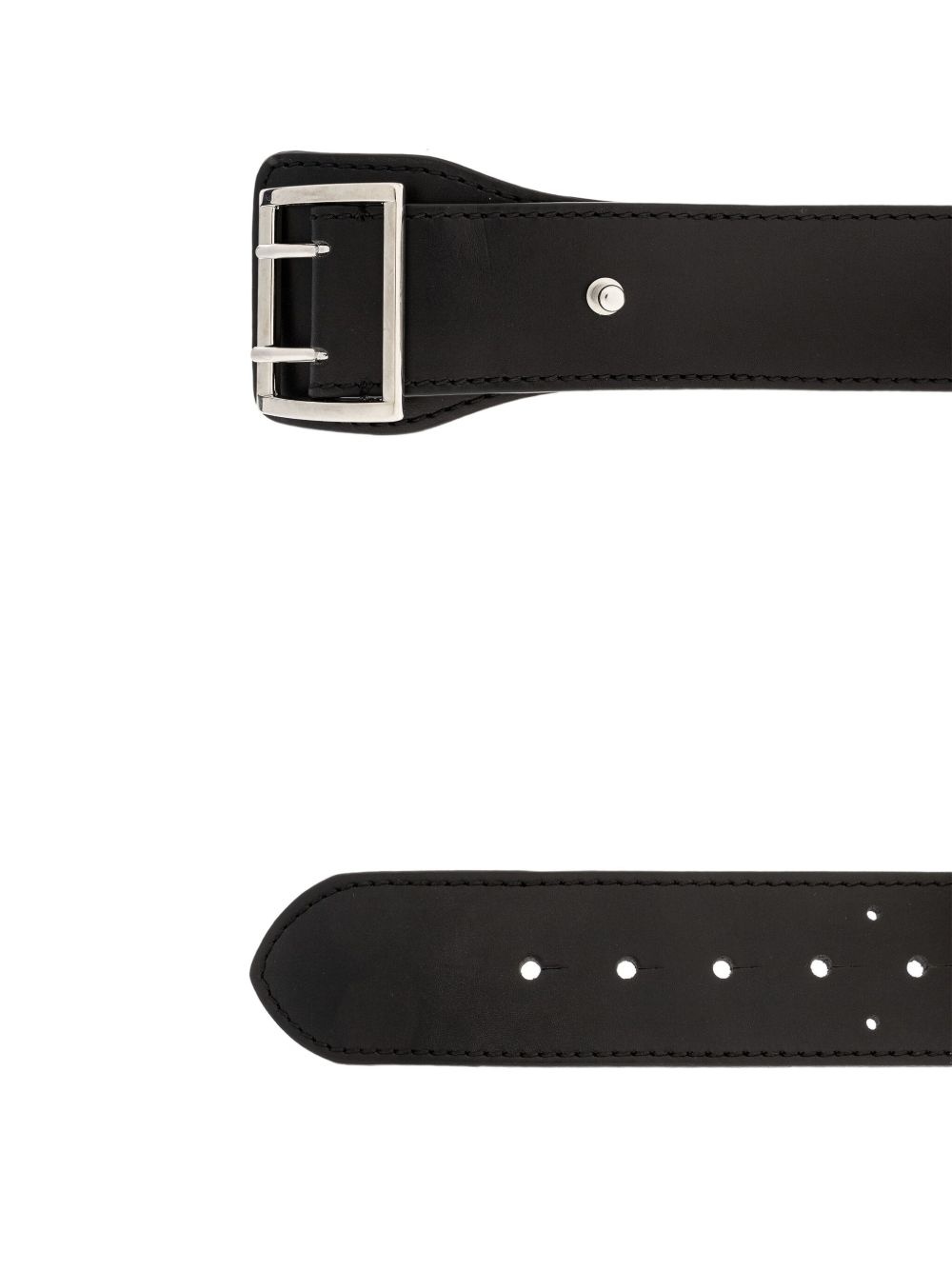 leather studded belt - 2