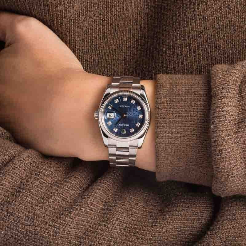 Pre-owned Rolex Datejust Ref 116234 Jubilee Diamond Dial - 5