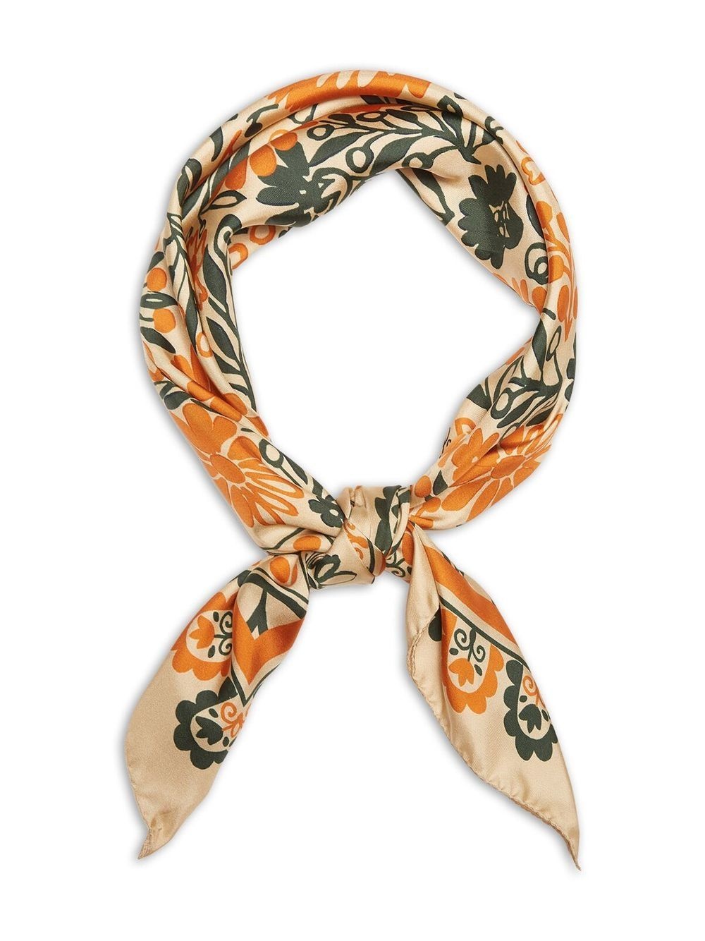 Forest graphic-print scarf - 3