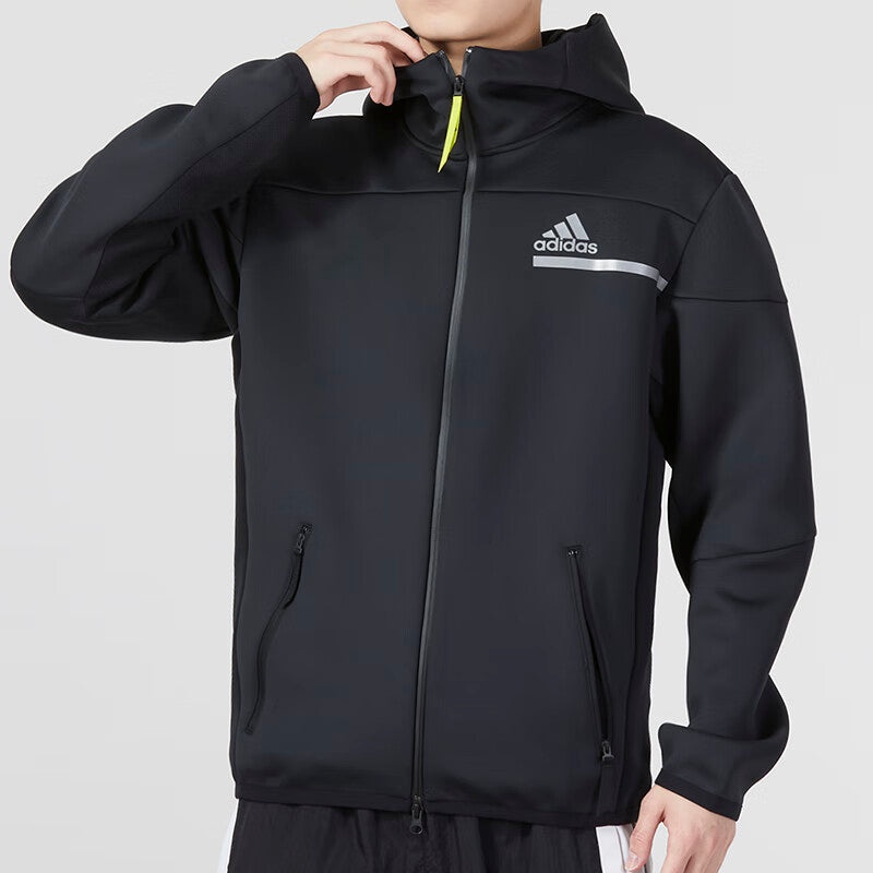 adidas Z.N.E. Sportswear Innovation Motion Full-Zip Hoodie 'Black' GP7838 - 2