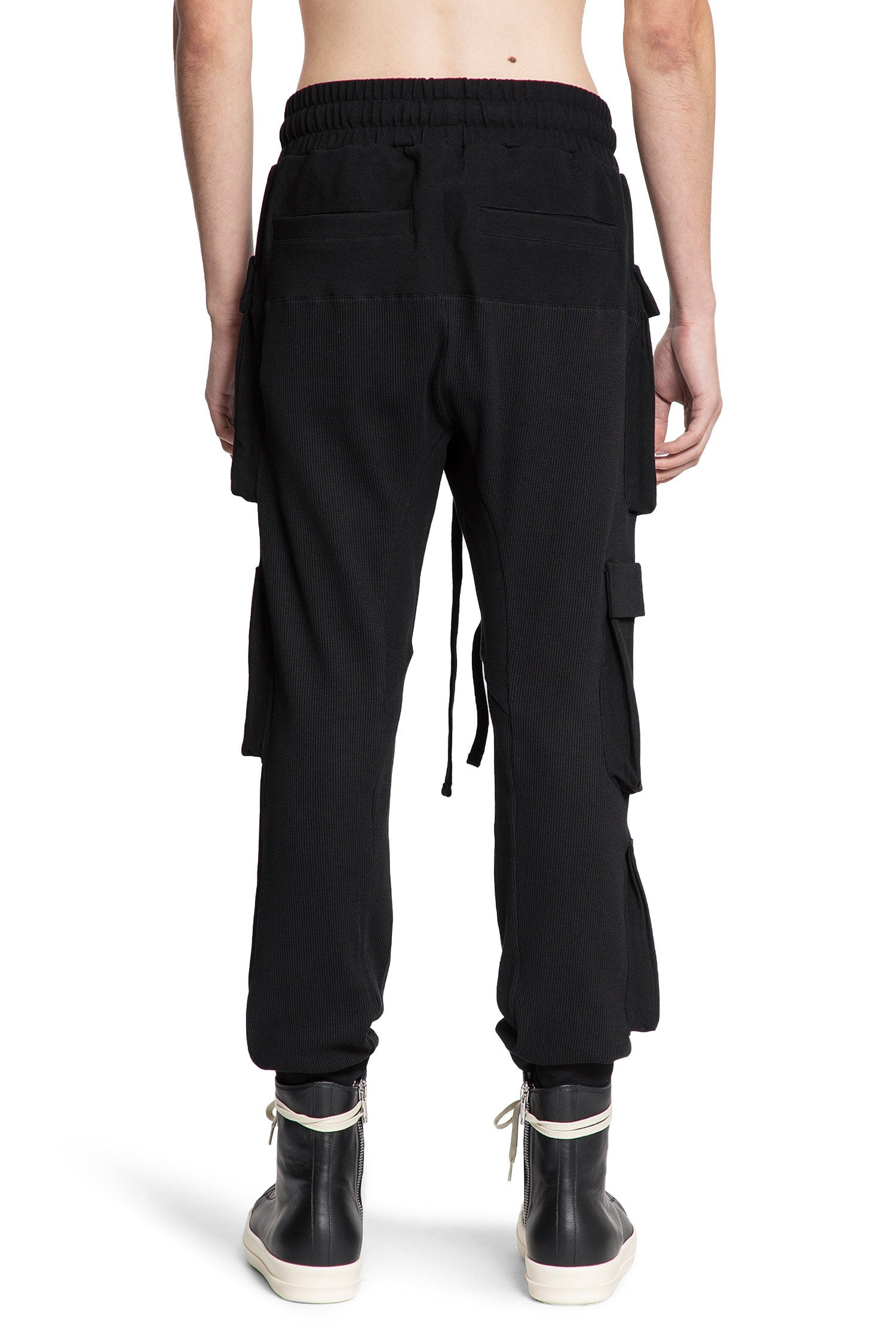 Waffle-Cotton-Jersey-Sweatpants - 3