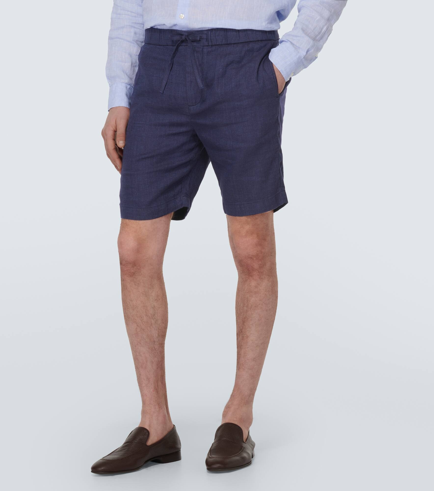 Felipe linen and cotton shorts - 3
