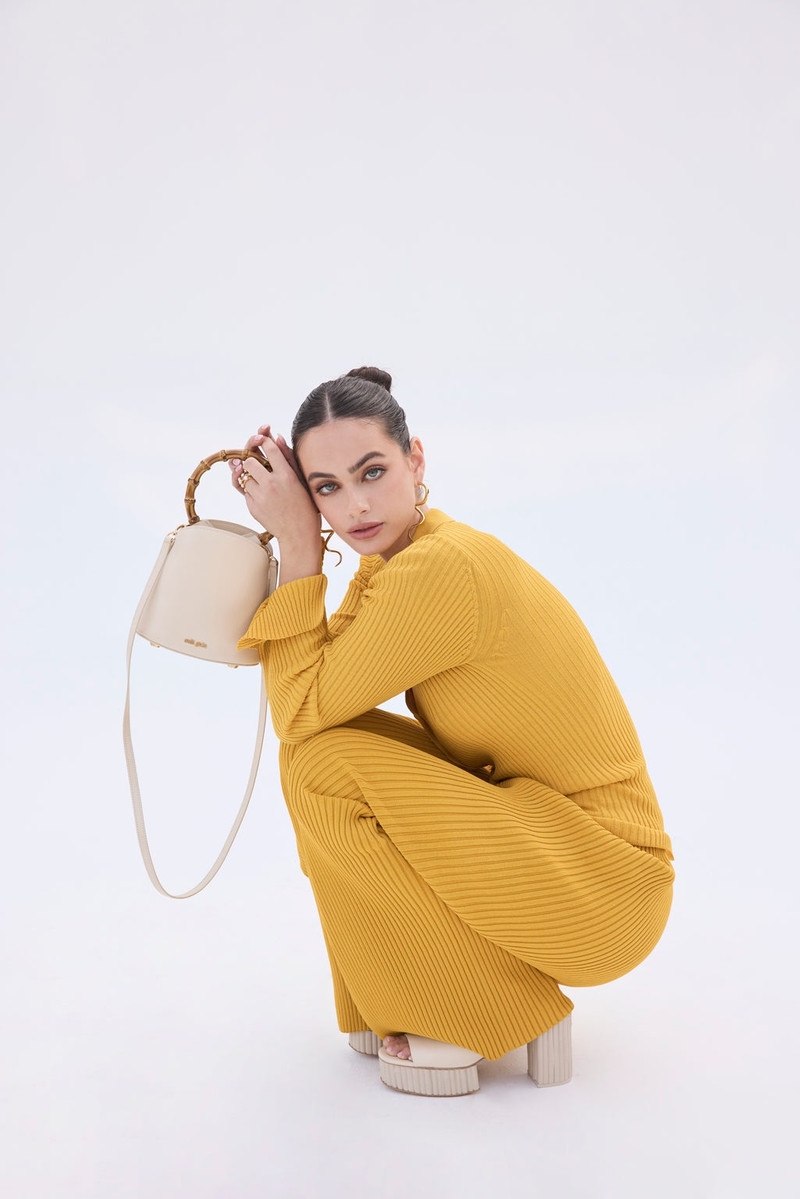 Cult Gaia LYNX KNIT TOP outlook