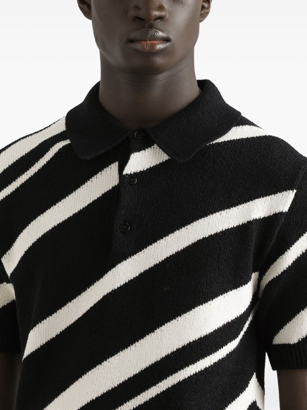 striped polo shirt - 4