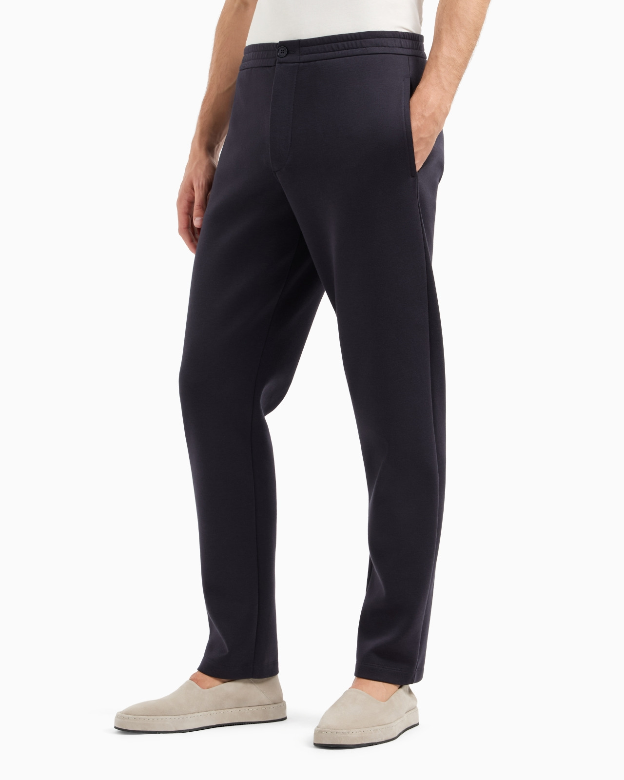 Cotton double-jersey trousers - 4