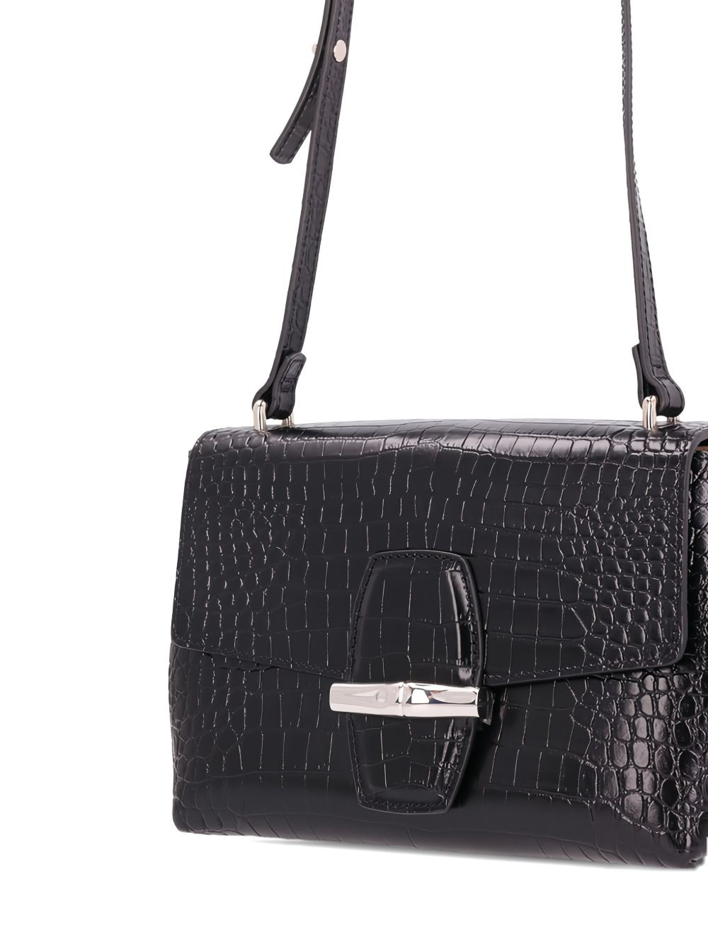 Roseau crocodile-effect cross body bag - 3