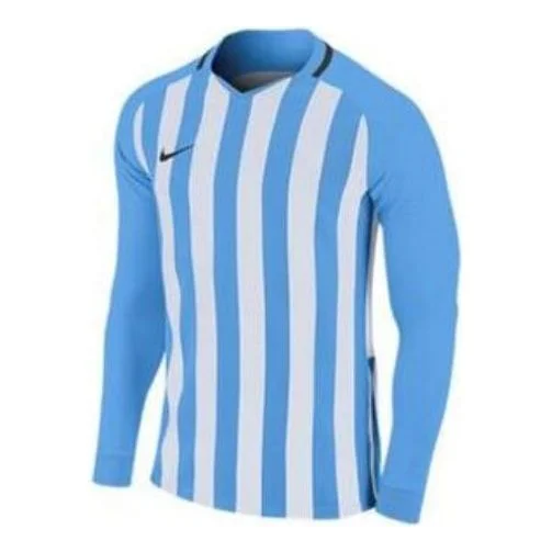Nike stripe round collar shirt 'Sky Blue' AO2455-412 - 1