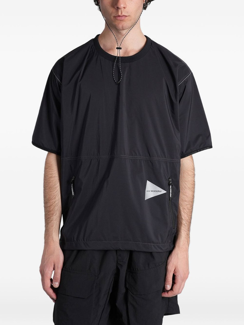Pertex Quantum Air logo-print zip-pocket T-shirt 1