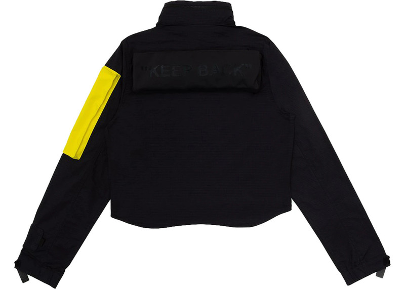 Off-White OFF-WHITE x Nike Women's Running Jacket Black/Yellow outlook
