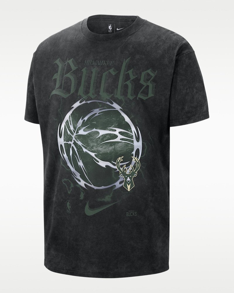 Milwaukee Bucks Courtside "Halloween" Men's Nike NBA Max90 T-Shirt 1