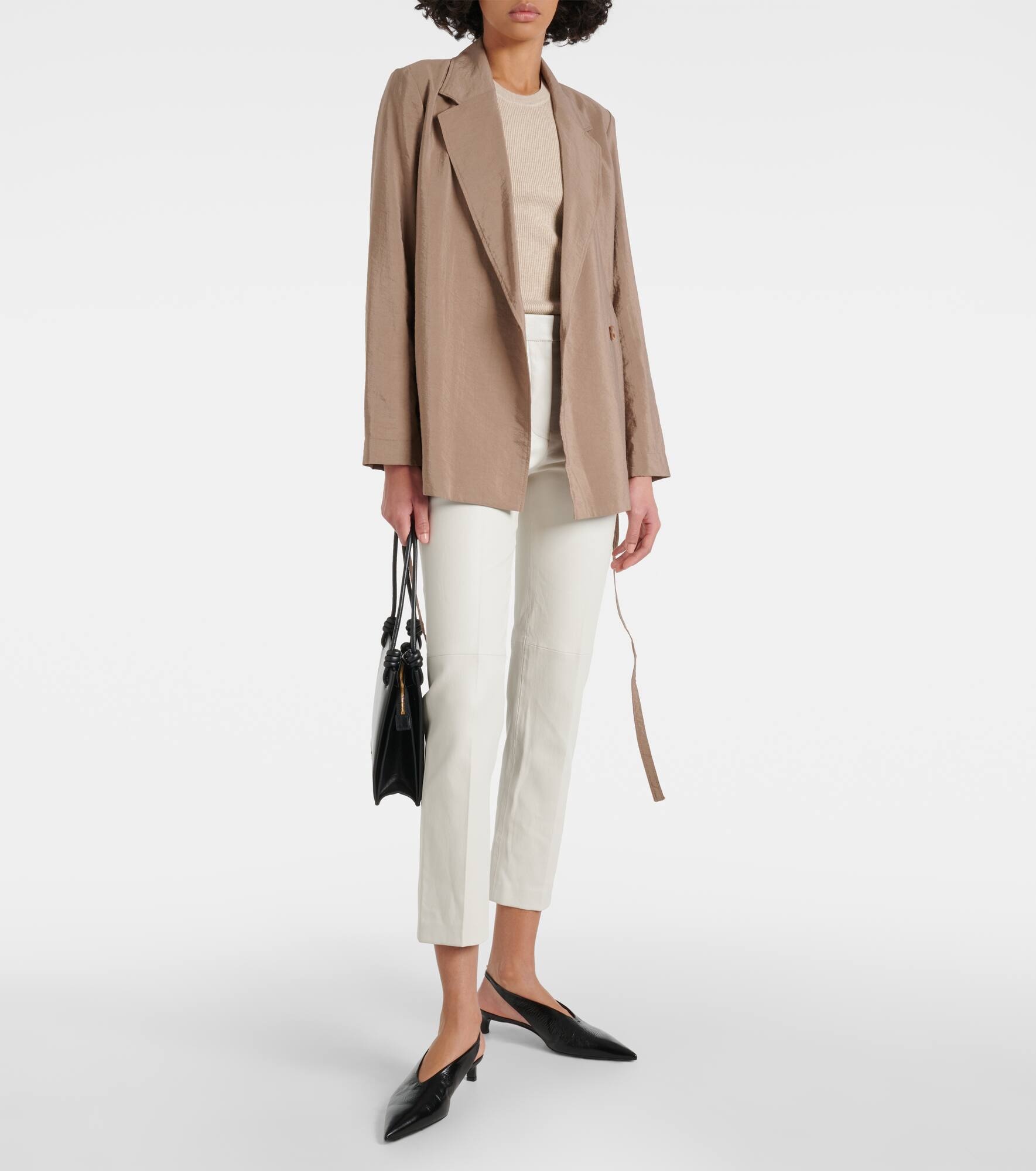 Mayet silk-blend twill blazer - 6
