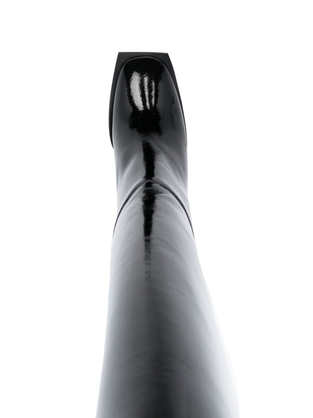 110mm patent leather boots - 4