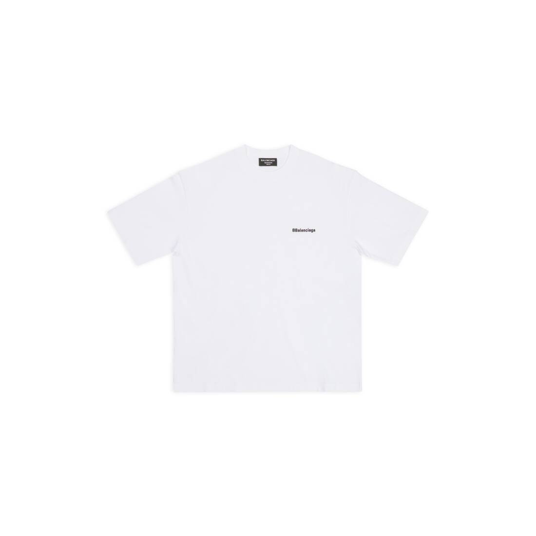 Balenciaga Bb Corp T-Shirt Medium Fit - Black - Men's - Xs - Cotton