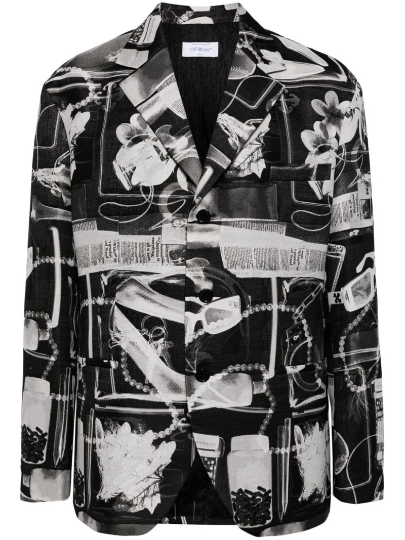 X-ray print blazer 1