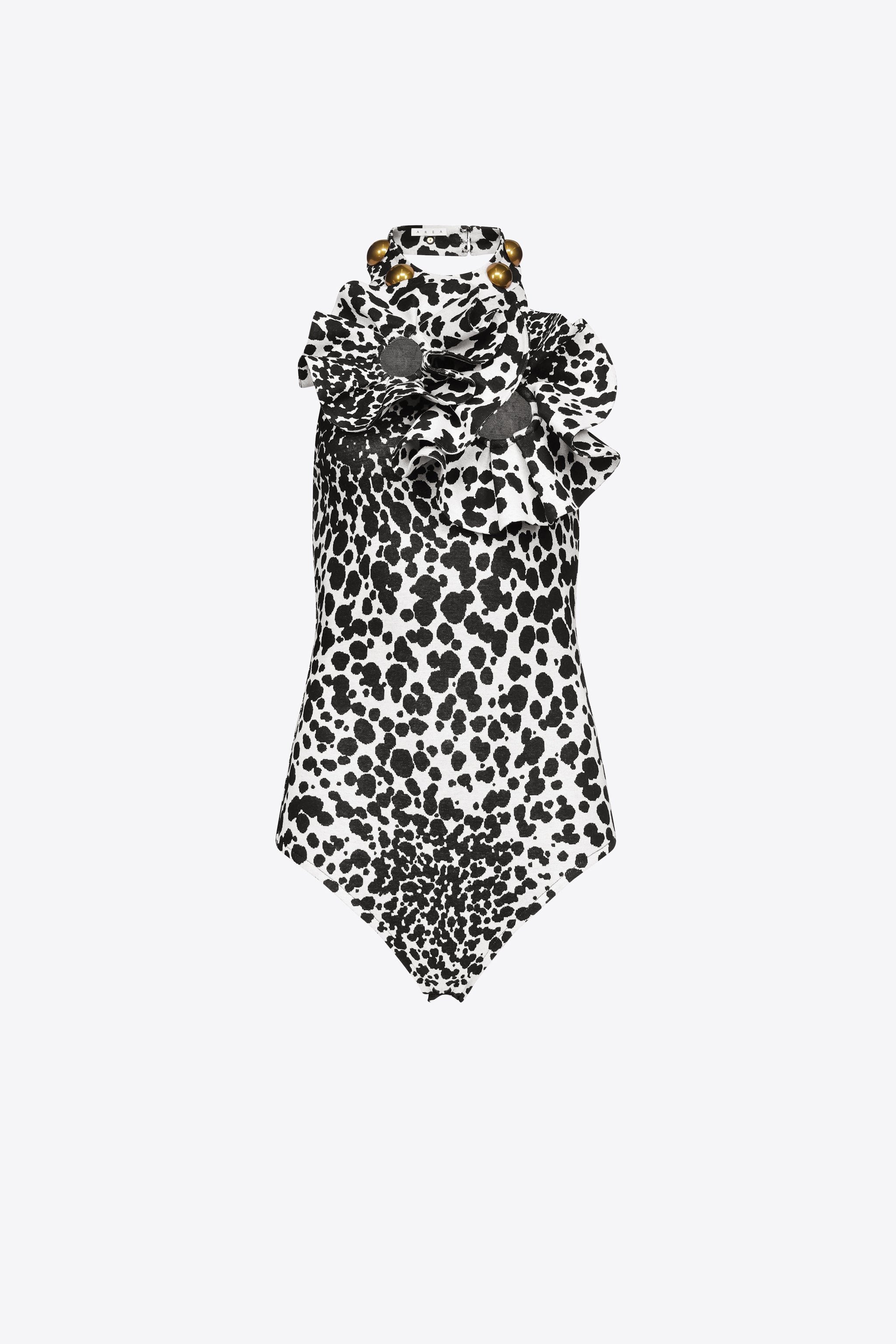 DALMATIAN FLOWER BODYSUIT - 1
