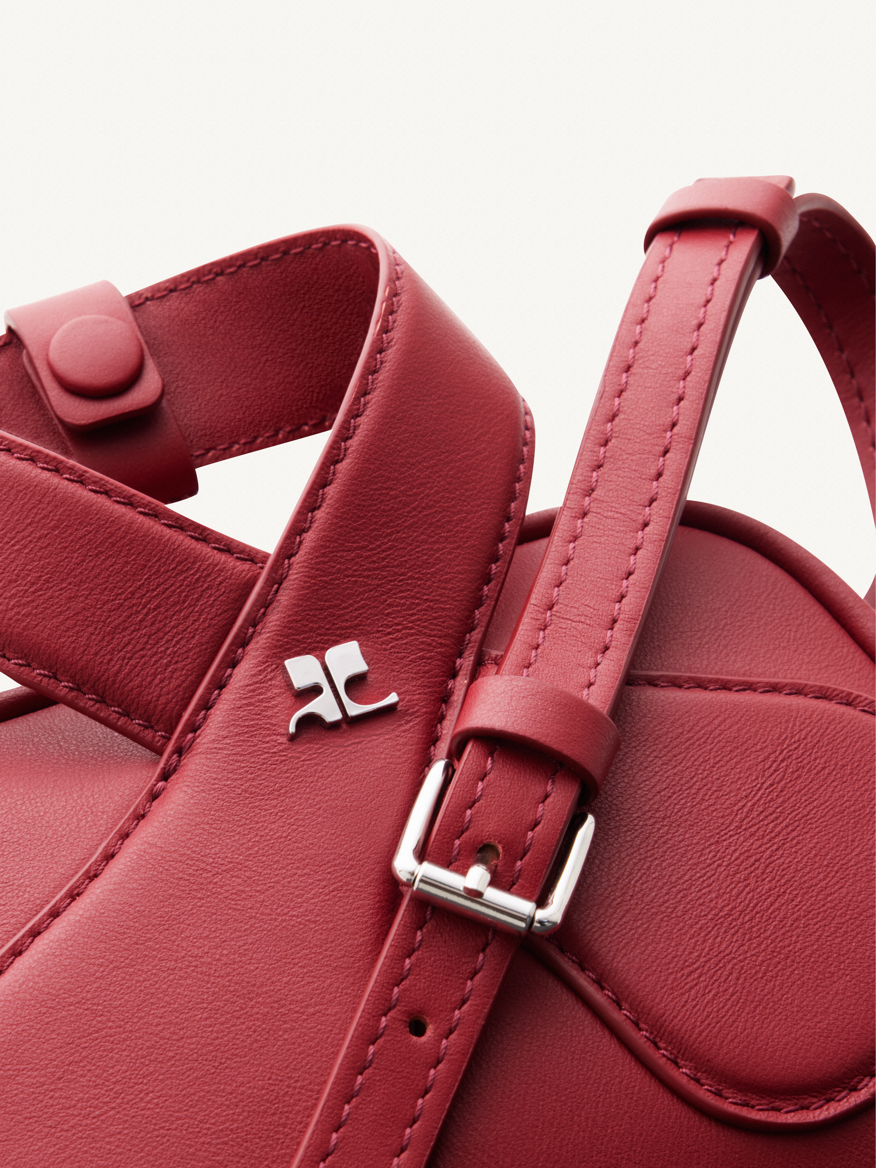 LOOP BAGUETTE LEATHER BAG - 4