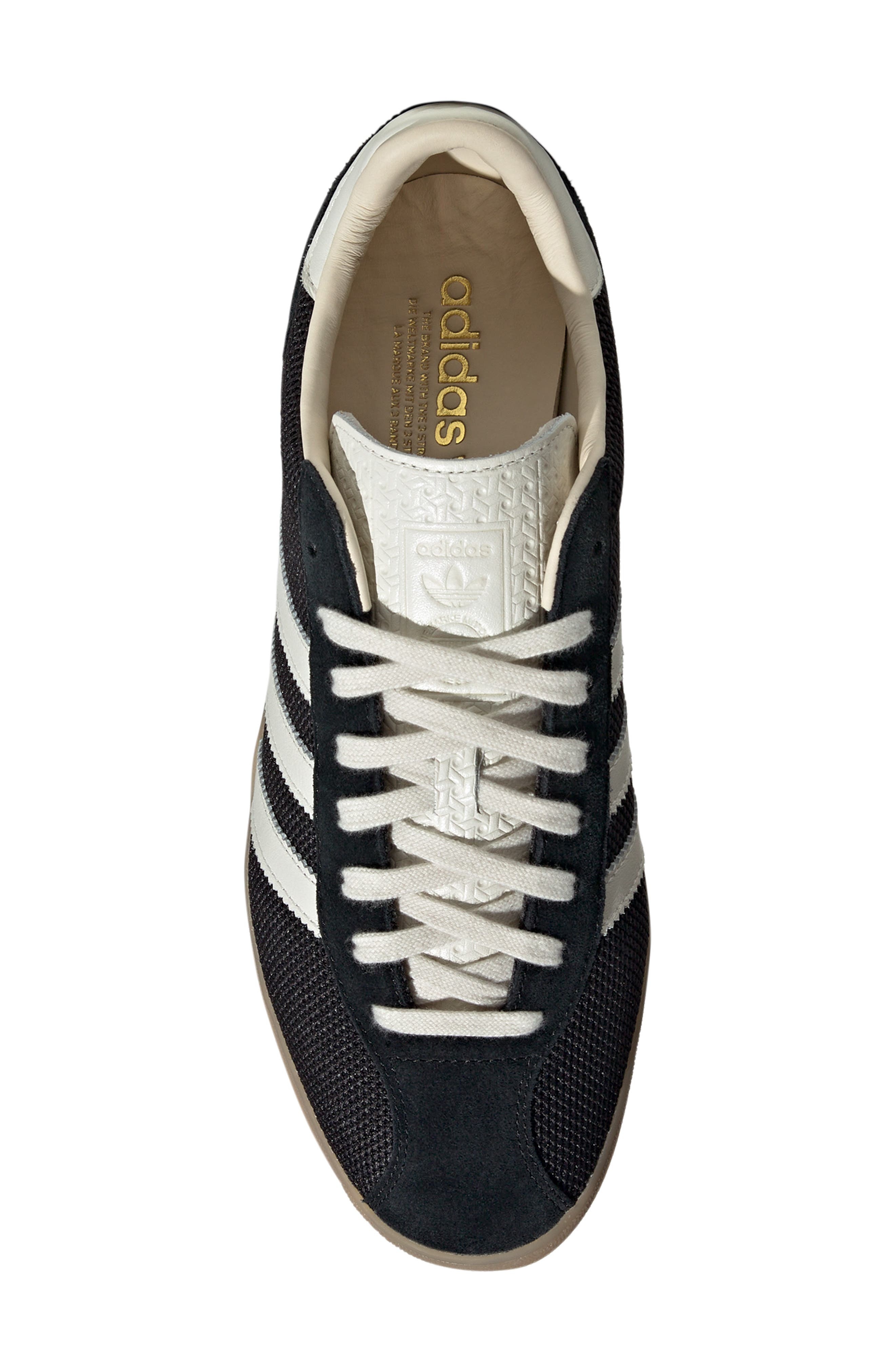 adidas Gender Inclusive Gazelle Indoor Pro Sneaker in Black/off White/warm Sandstone at Nordstrom - 4
