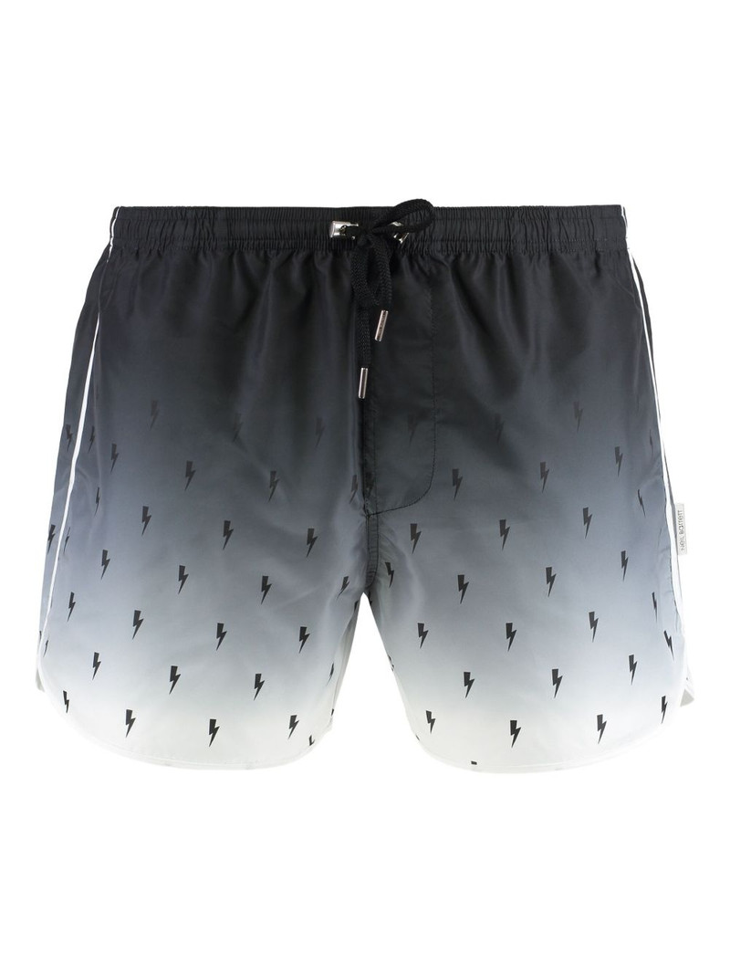 Screen-print swim shorts 1