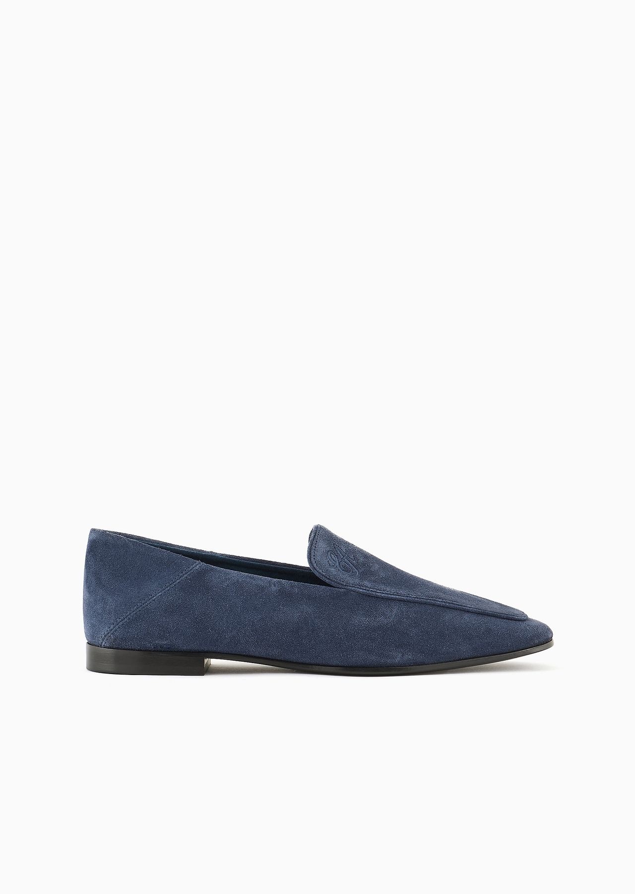 Icon velour-leather loafers - 1