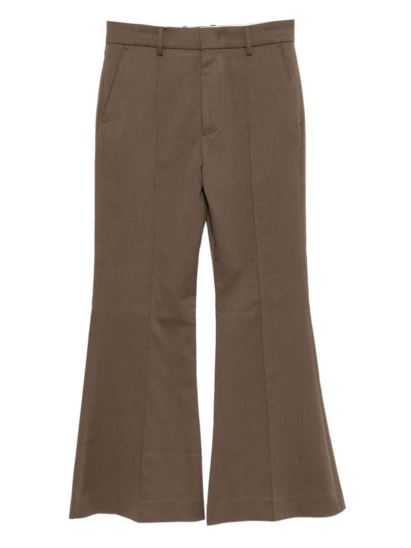 flared basic trousers 1