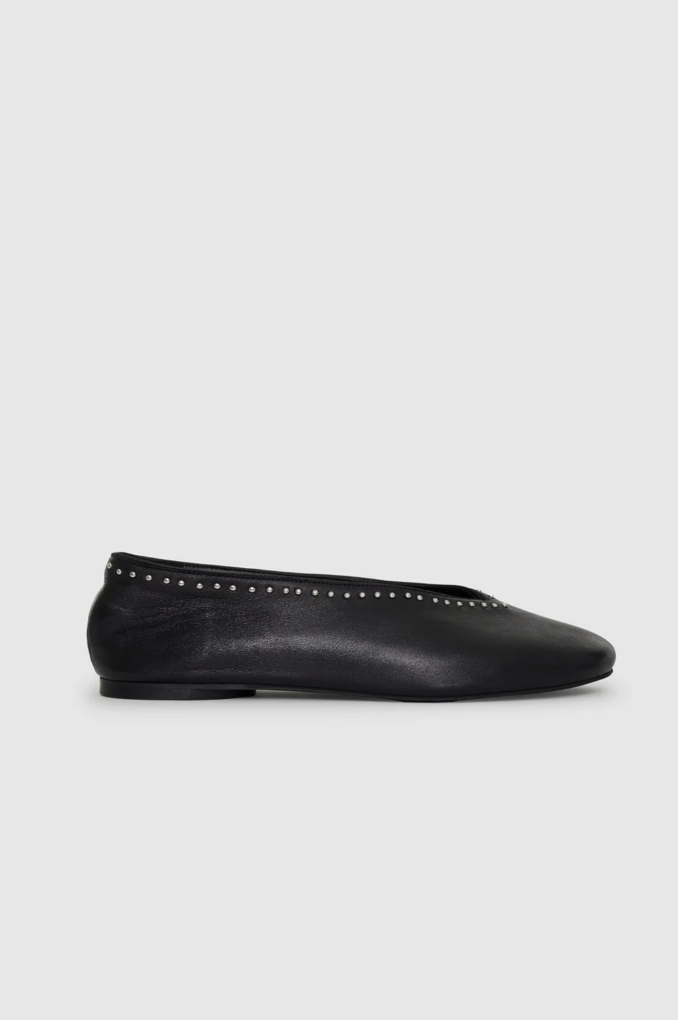 Ana Flats Studs - Black - 1