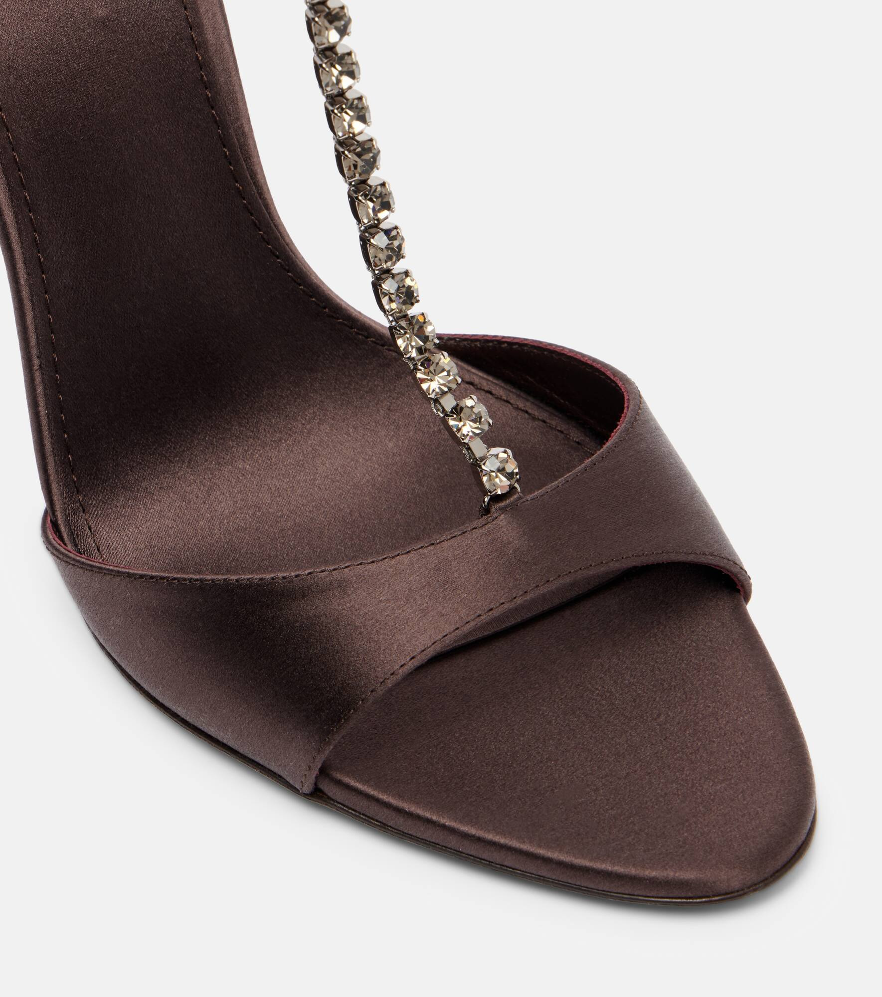 Lidia 105 embellished satin sandals - 5